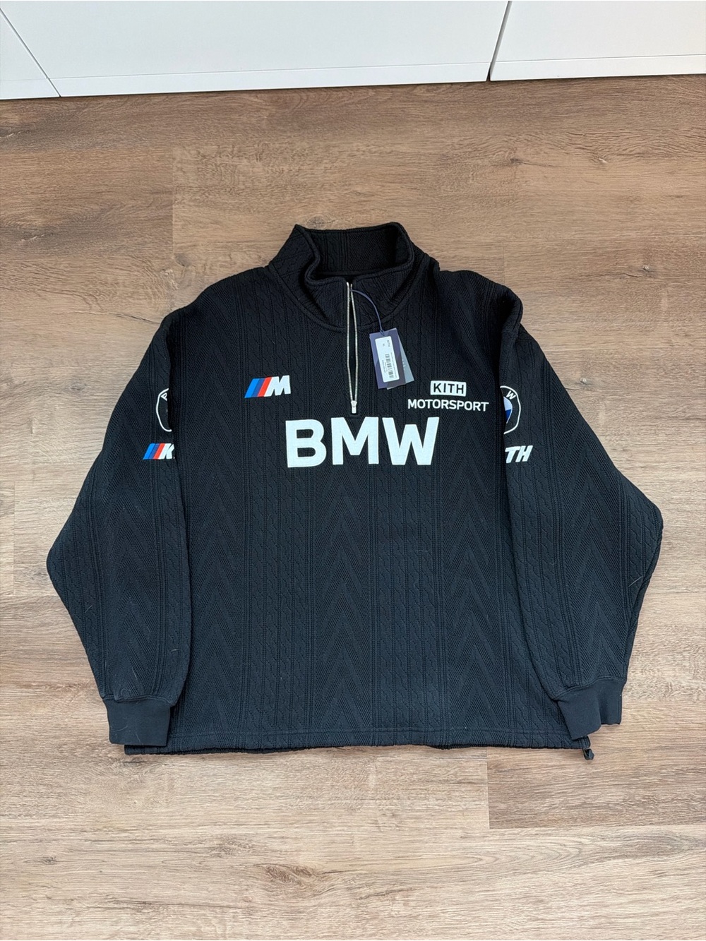 Kith x BMW Black Motorsport Quarter-Zip Sweater